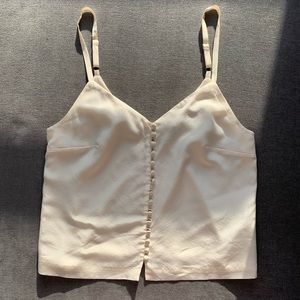 Madewell Silk Button-Down Cami